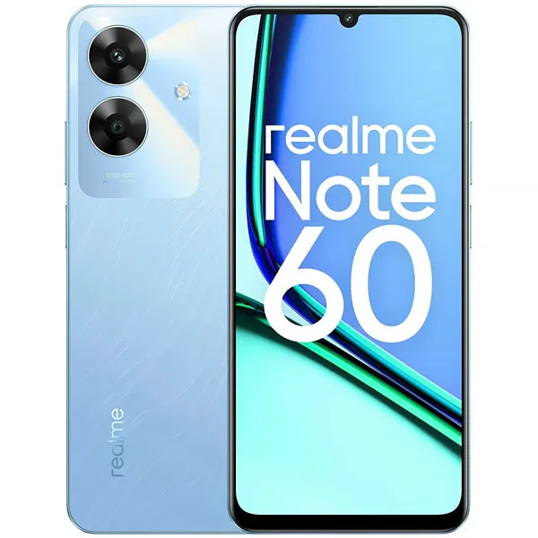 Foto do Produto Celular realme Note 60 RMX3933 Dual SIM de 128GB/4GB RAM de 6.74" 32MP/5MP - Voyage Blue (Anatel)