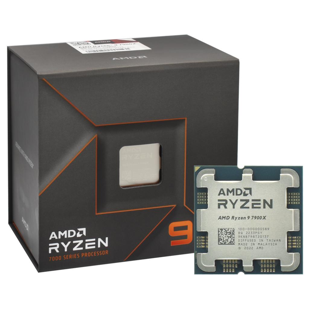 Foto do Produto Processador Amd AM5 Ryzen R9-7900 3.7GHZ 76MB
