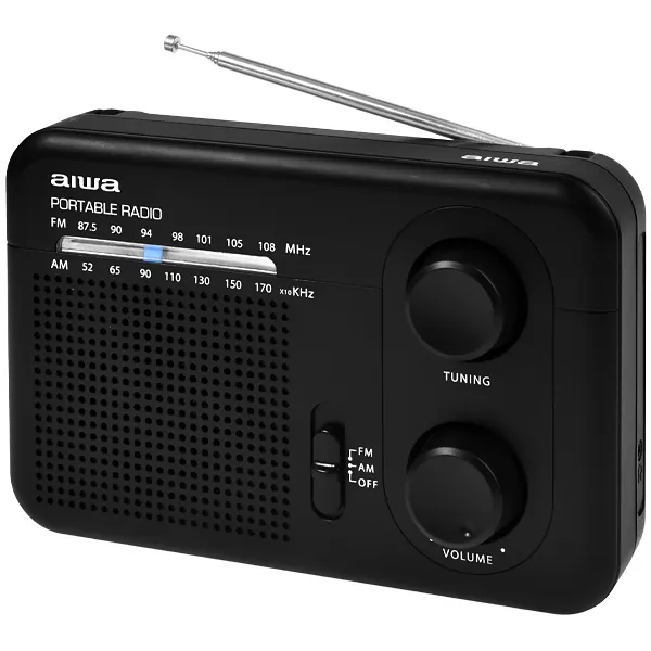 Foto do Produto Rádio Portátil Aiwa AWFML4 Bivolt - Preto