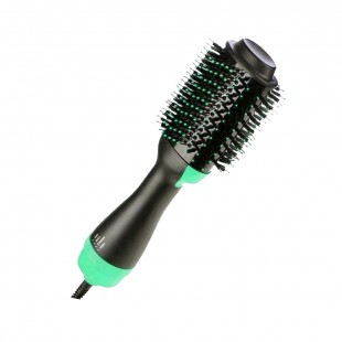 Foto do Produto ESCOVA SECADORA MAXON MDL-5250 2EM1 PRETO/VERDE 110V
