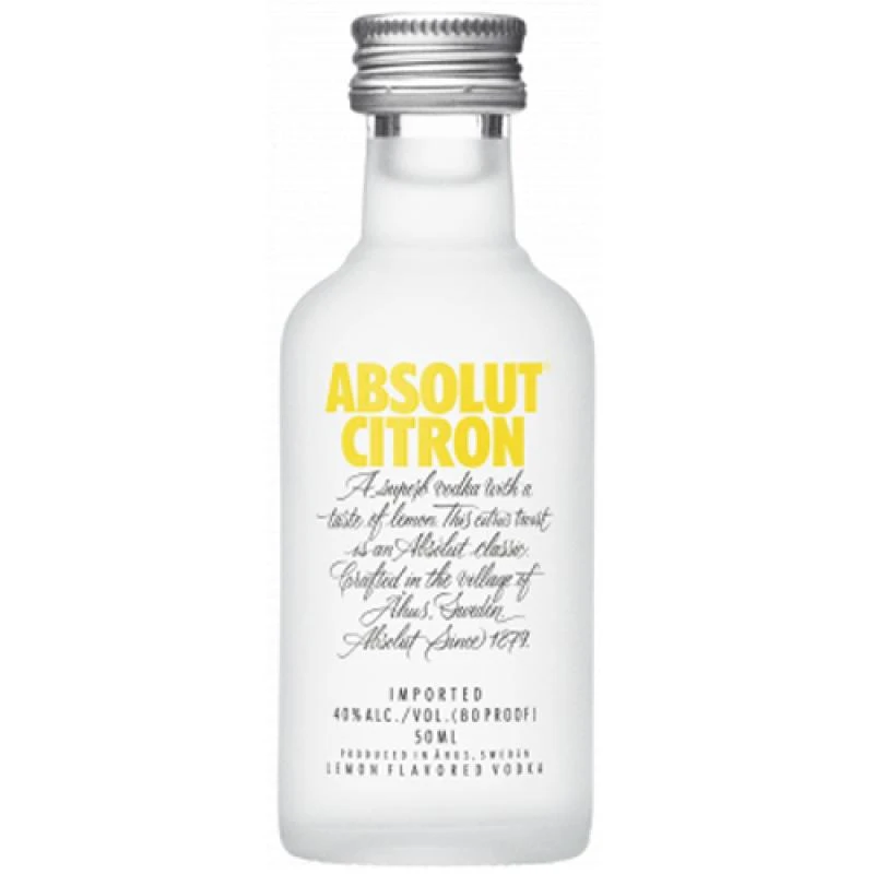 Foto do Produto Vodka Absolut Citron Miniatura 50Ml