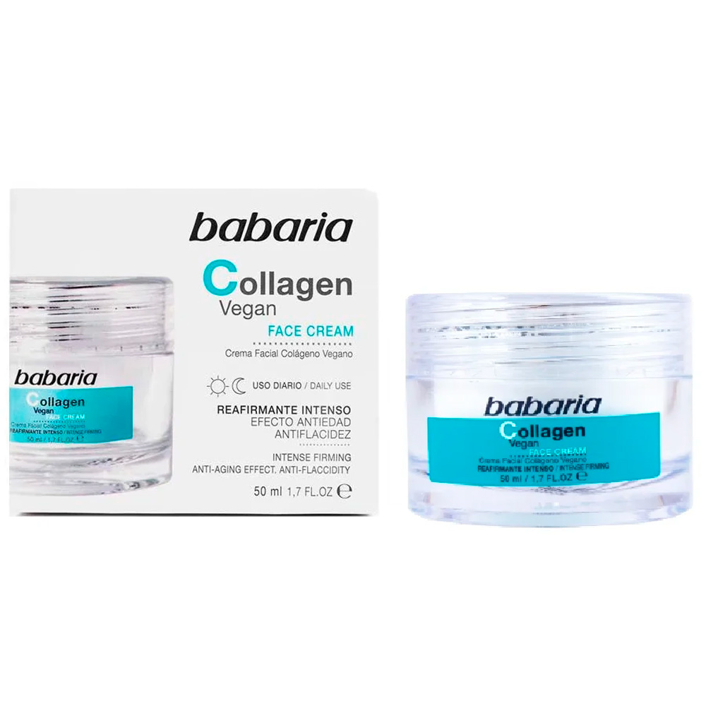 Foto do Produto Creme Facial Babaria Collagen Vegan Antienvelhecimento 50ML