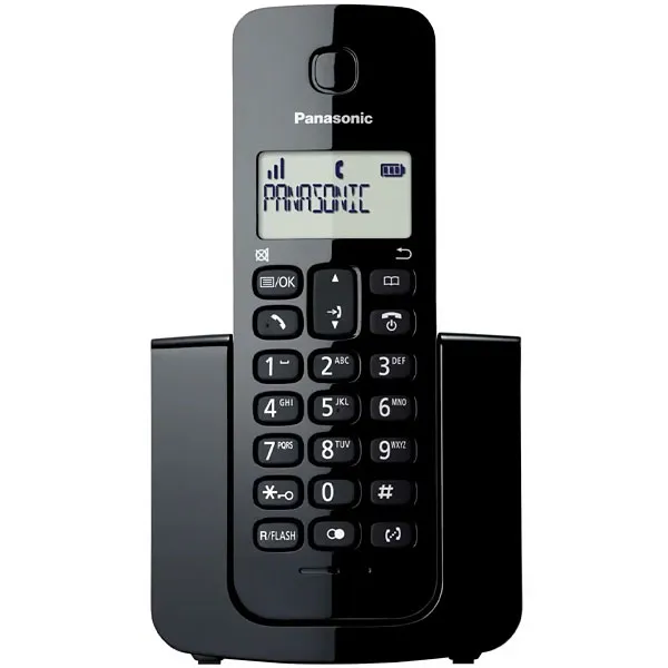 Foto do Produto Telefone Sem Fio Panasonic KX-TGB110 com Identificador de Chamadas - Preto