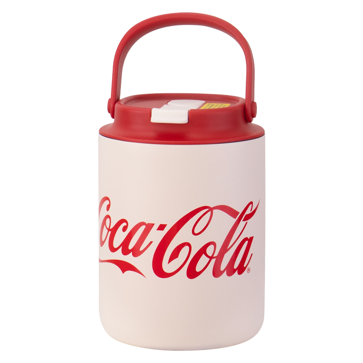 Foto do Produto Garrafa Térmica Haers Coca-Cola HGD-700-001 - 700mL - Com Bico - Branco