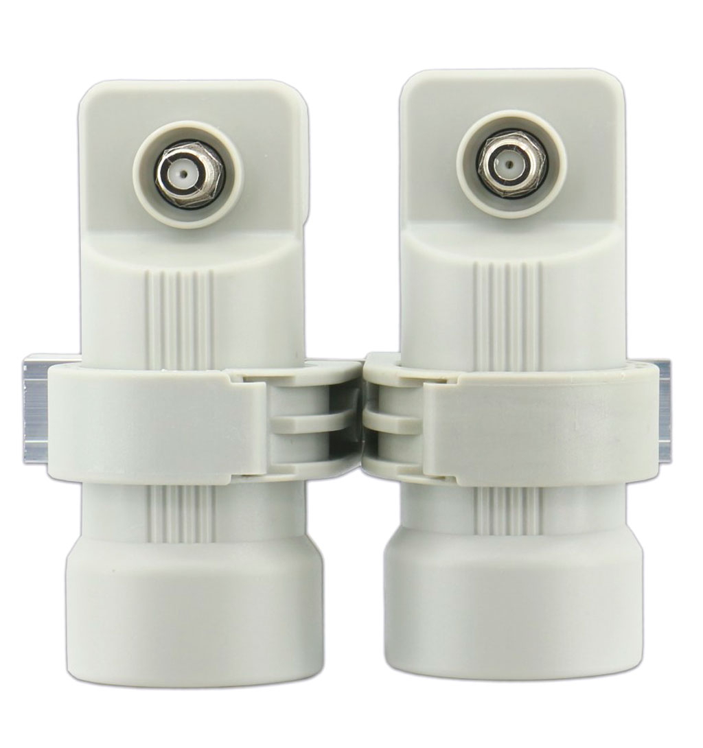 Foto do Produto LNB Alphasat ALN600 - 1 + 1 Saídas - Branco