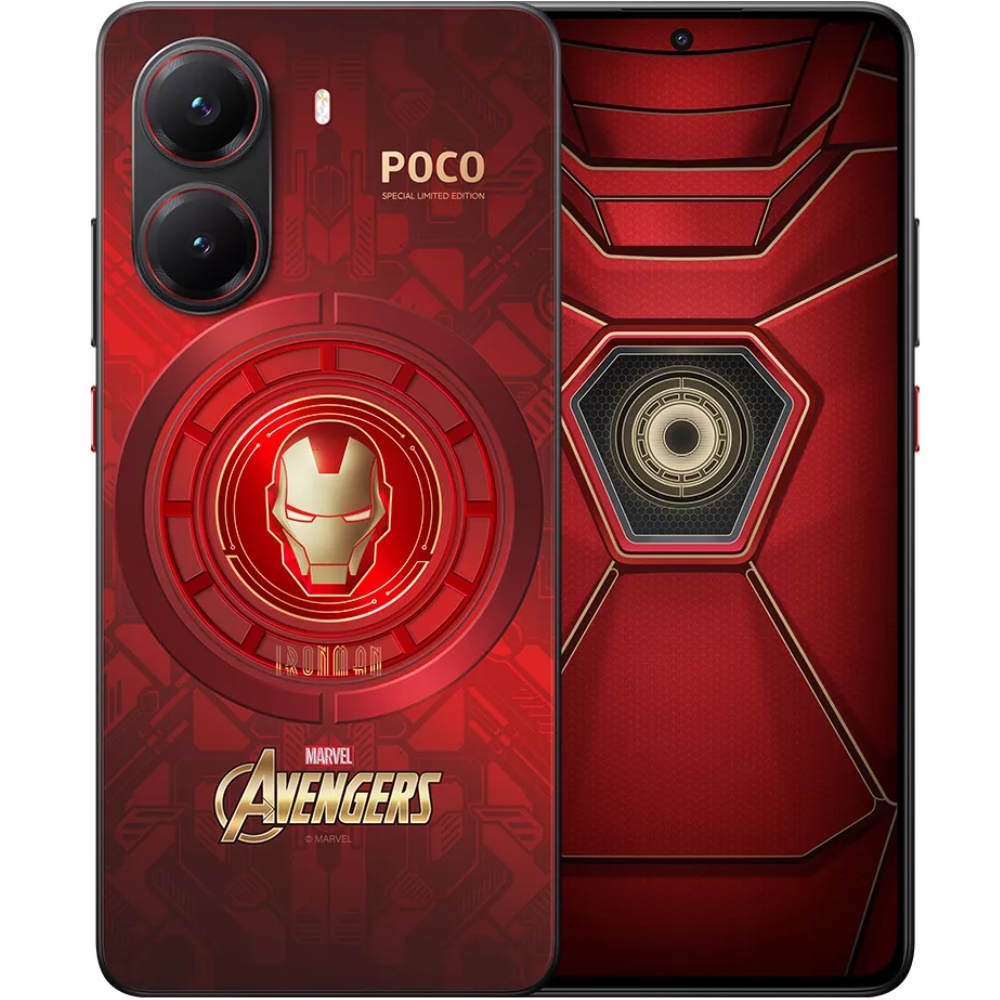 Foto do Produto Smartphone Xiaomi Poco X7 Pro DS 5G 6.67" 12/512GB - Iron Man Set Limited Edition