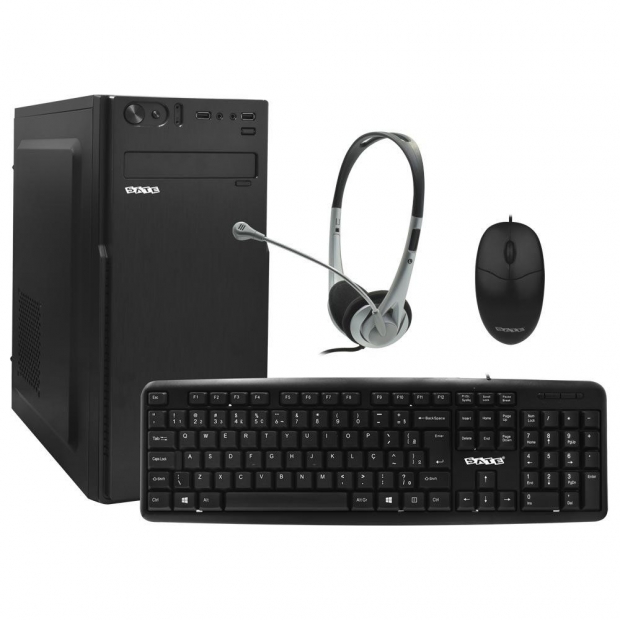 Foto do Produto GABINETE KIT SATE K702 PORTUGUES PRETO ATX