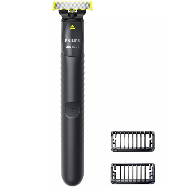 Foto do Produto Barbeador Philips OneBlade QP1424/10 Recarregável - Preto/Verde