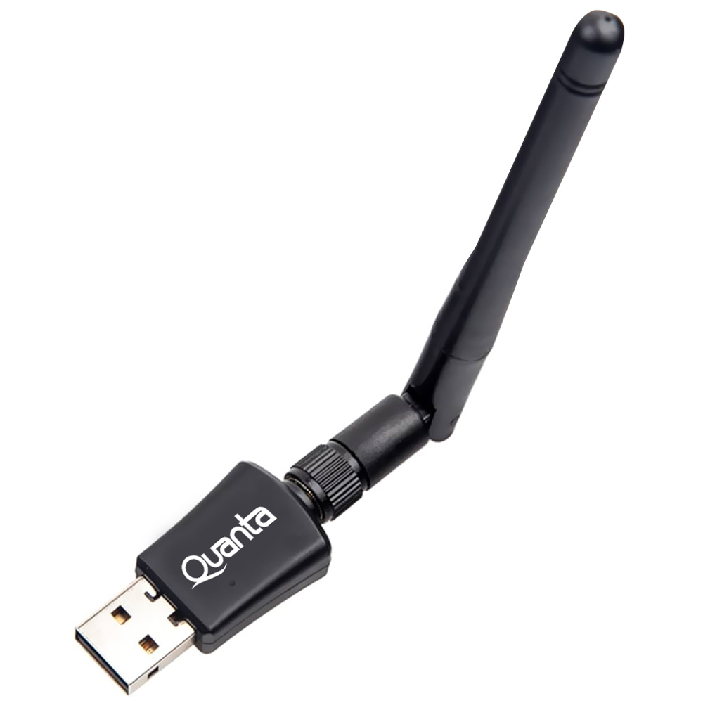 Foto do Produto Adaptador Wifi Quanta QTAA600 USB / 2.4GHz / 600Mbps