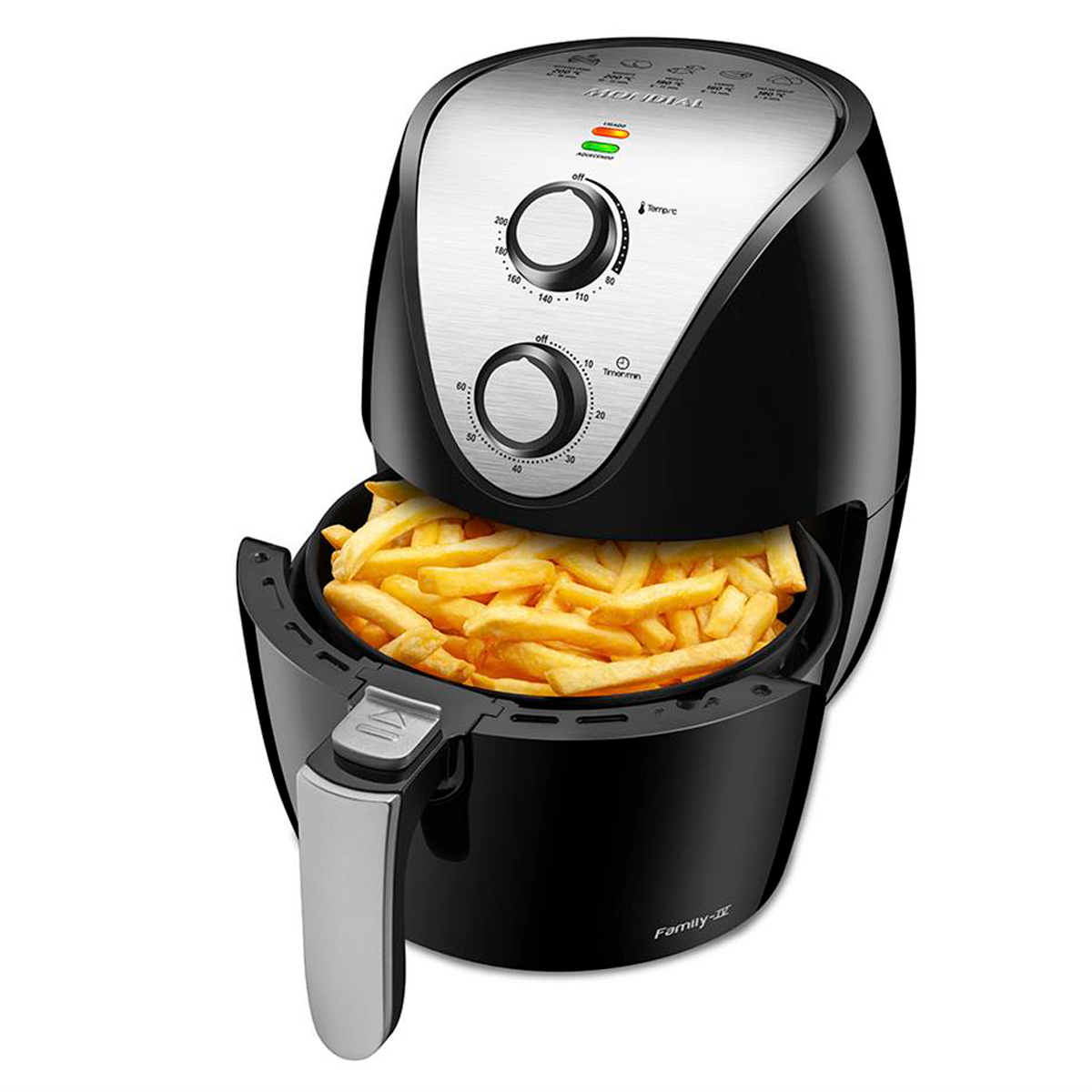 Foto do Produto Fritadeira Elétrica Mondial Family IV AF-30 - 1500W - 3.5L - 220V 50/60Hz - Preto