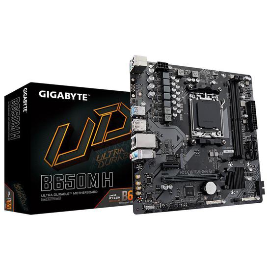 Foto do Produto Placa Mãe Gigabyte B650M H AMD Soquete AM5