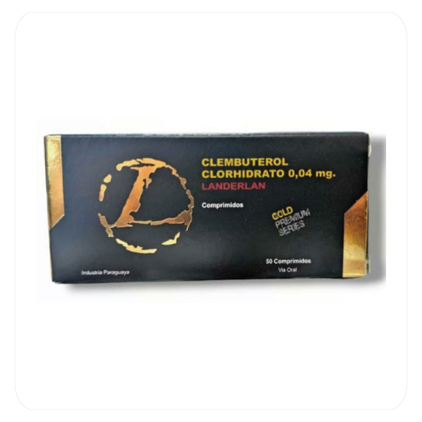 Foto do Produto LANDERLAN GOLD PREMIUM CLEMBUTEROL CLORHIDRATO 0.04MG/50 COMPRIMIDOS