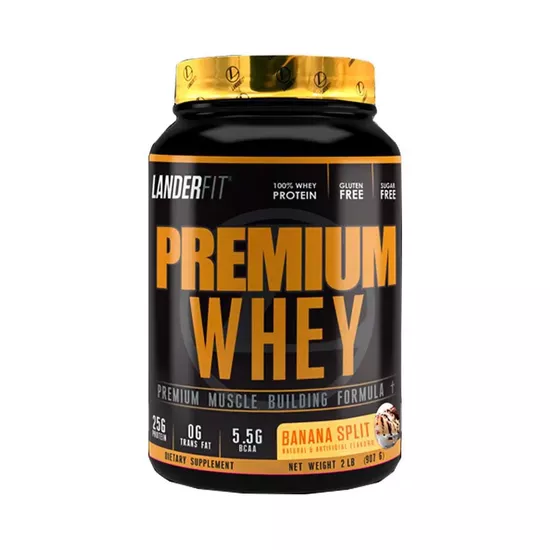 Foto do Produto Whey LanderFit Premium Banana Split 936G