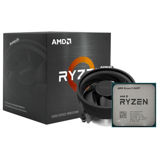 Foto do Produto Processador AMD Ryzen 5 5600T 3.5GHz AM4 35MB