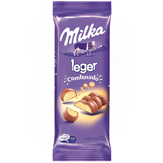 Foto do Produto Chocolate Milka Leger Combinado 110G