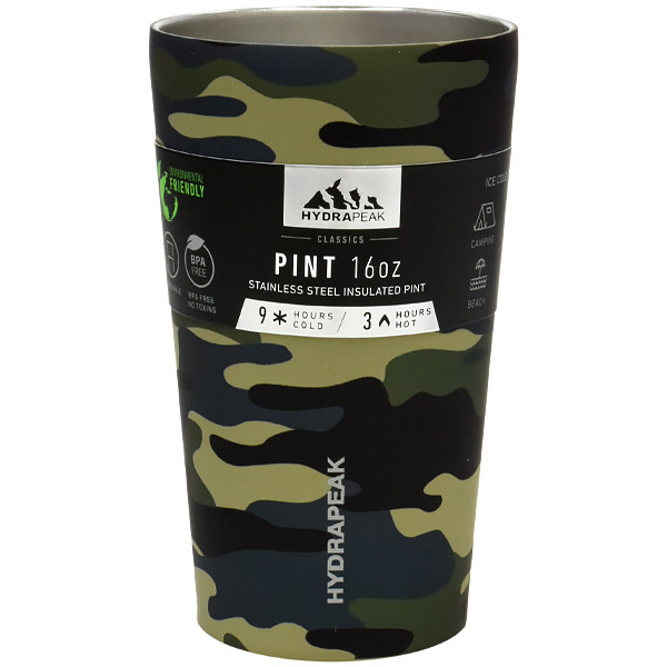 Foto do Produto Copo Térmico Hydrapeak HP-PINT-16-CAMO 473ML - Verde Camuflado
