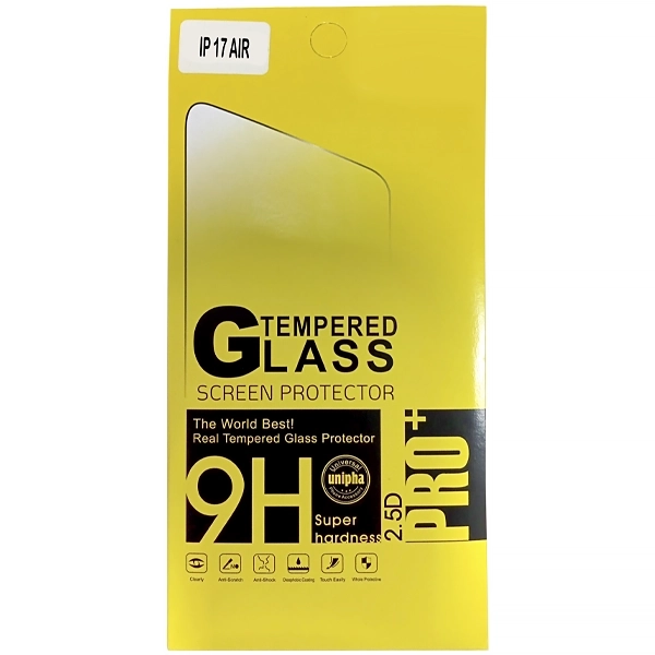 Foto do Produto Película para iPhone AIR Tempered Glass Pro+