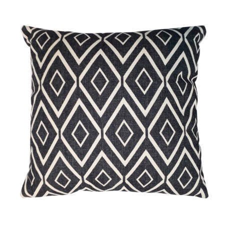 Foto do Produto Capa de Almofada Beige Quadrilatero Preto