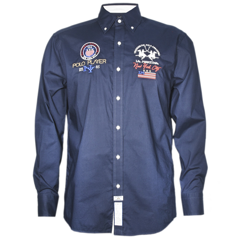 Foto do Produto Camisa La Martina Masculino EQ.JMC315 05 - Marinho