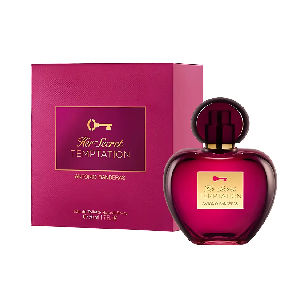 Foto do Produto Perfume Antonio Banderas Her Secret Temptation EDT 50ml - Femenino