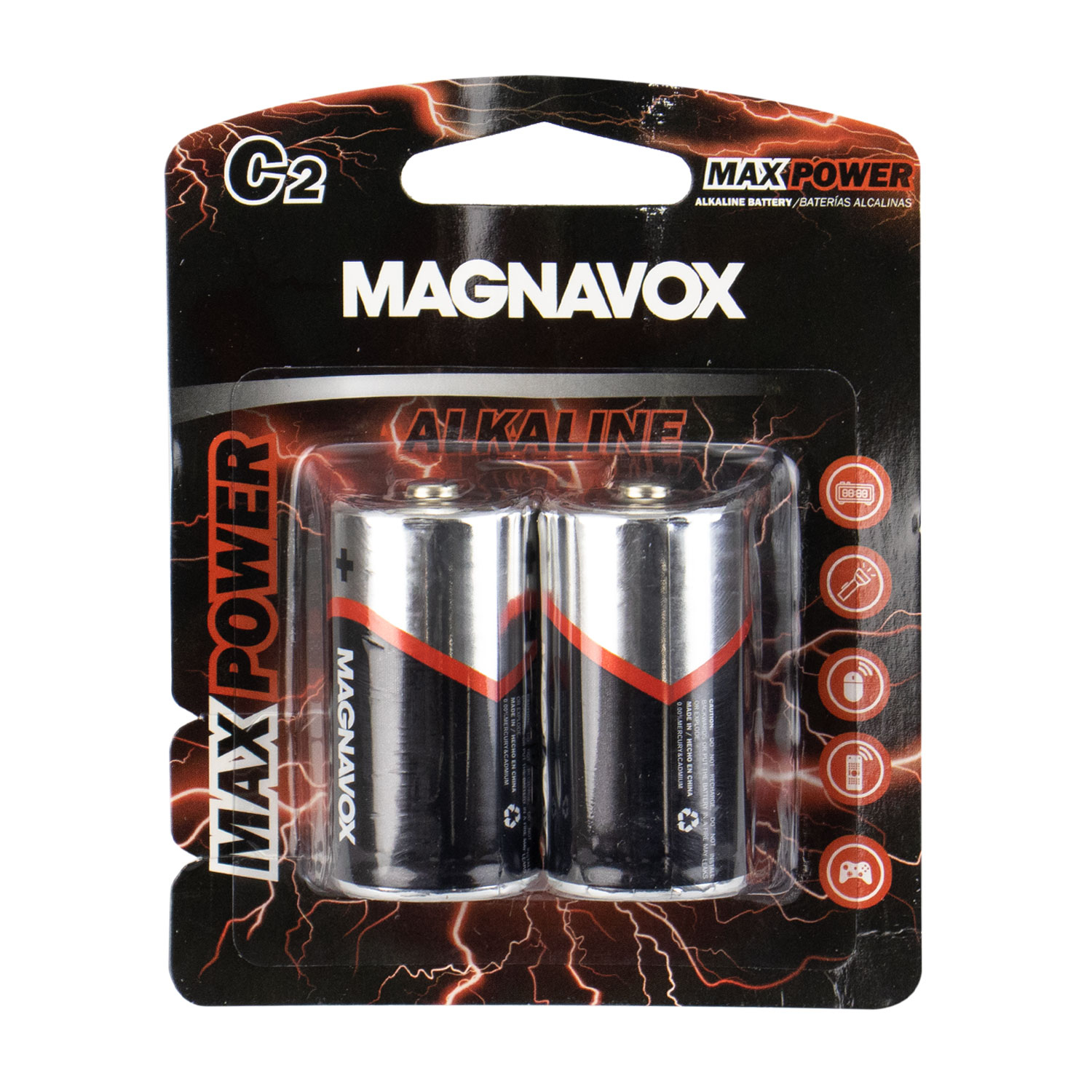 Foto do Produto Pilhas Magnavox MPO5411/MO - C2 - 2 Unidades