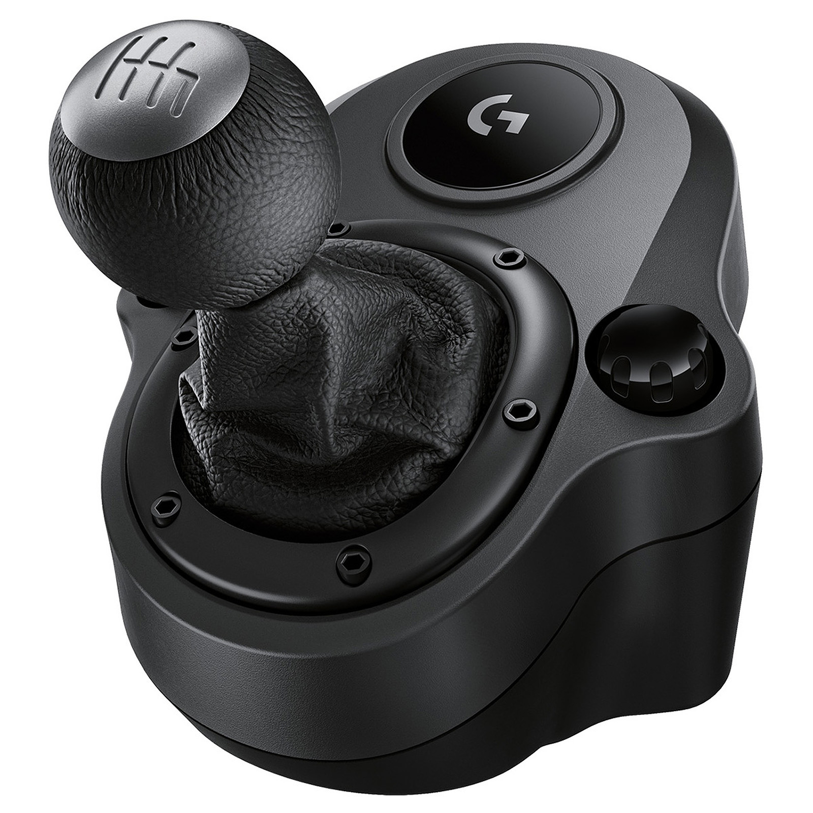 Foto do Produto Câmbio Gamer Logitech Driving Force Shifter - Para G29 e G920 - 6 Velocidades - Preto