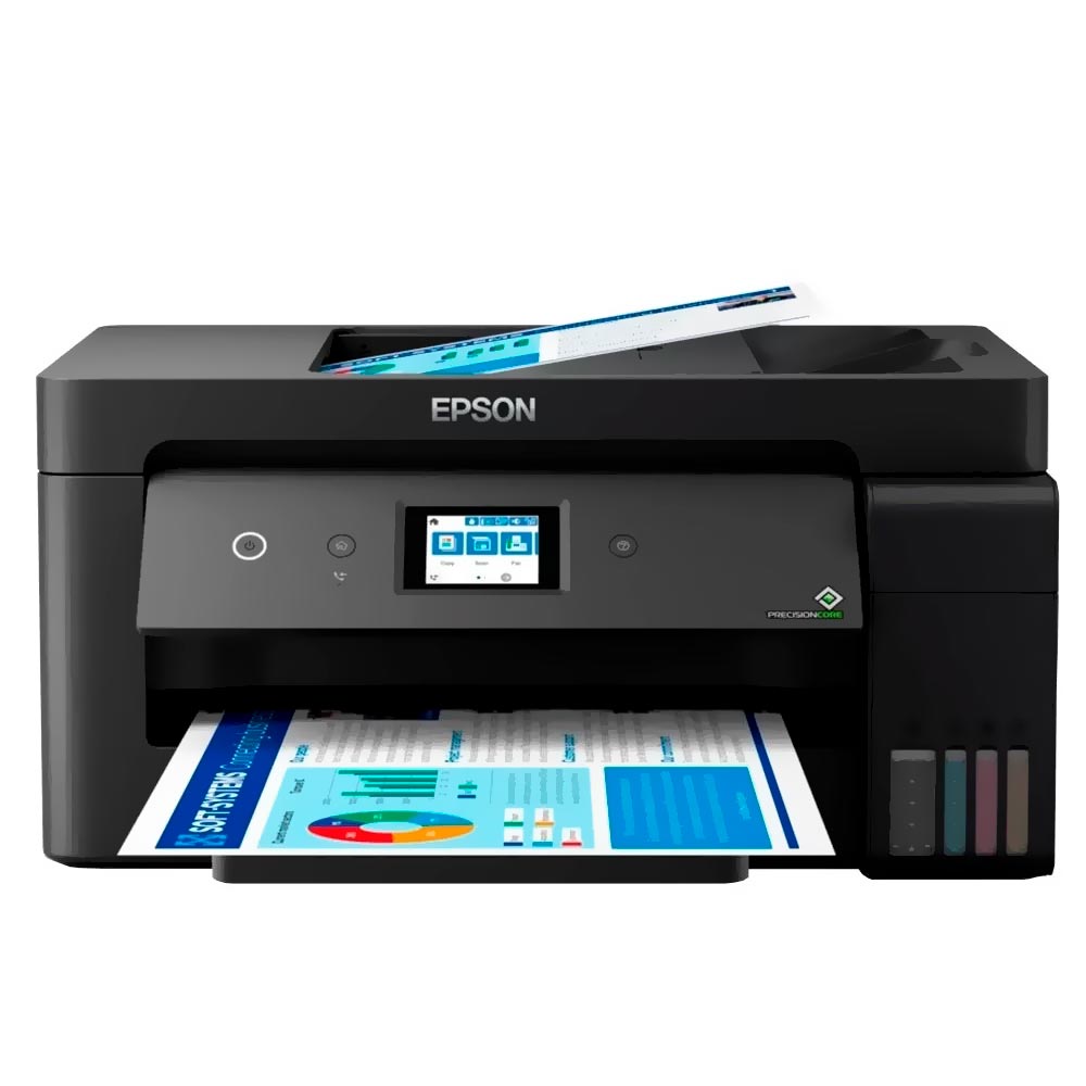 Foto do Produto Impressora Multifuncional Epson L14150 EcoTank Wifi / Bivolt - Preto