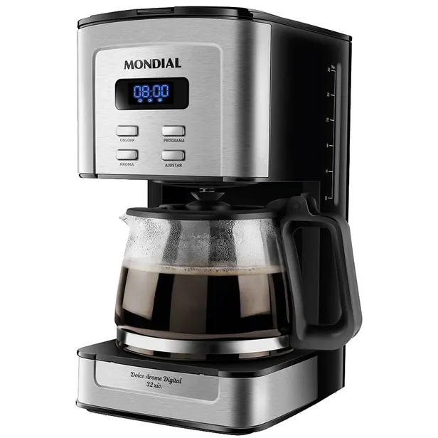 Foto do Produto MONDIAL CAFETERA C-44-32X-SDI DOLCE AROME DIGITAL 32 TAZAS 110V 60HZ