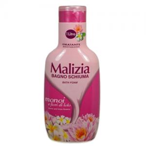 Foto do Produto Sabonete Liquido Malizia Bagno Schiuma Monoi e Flor de Lotus 1L