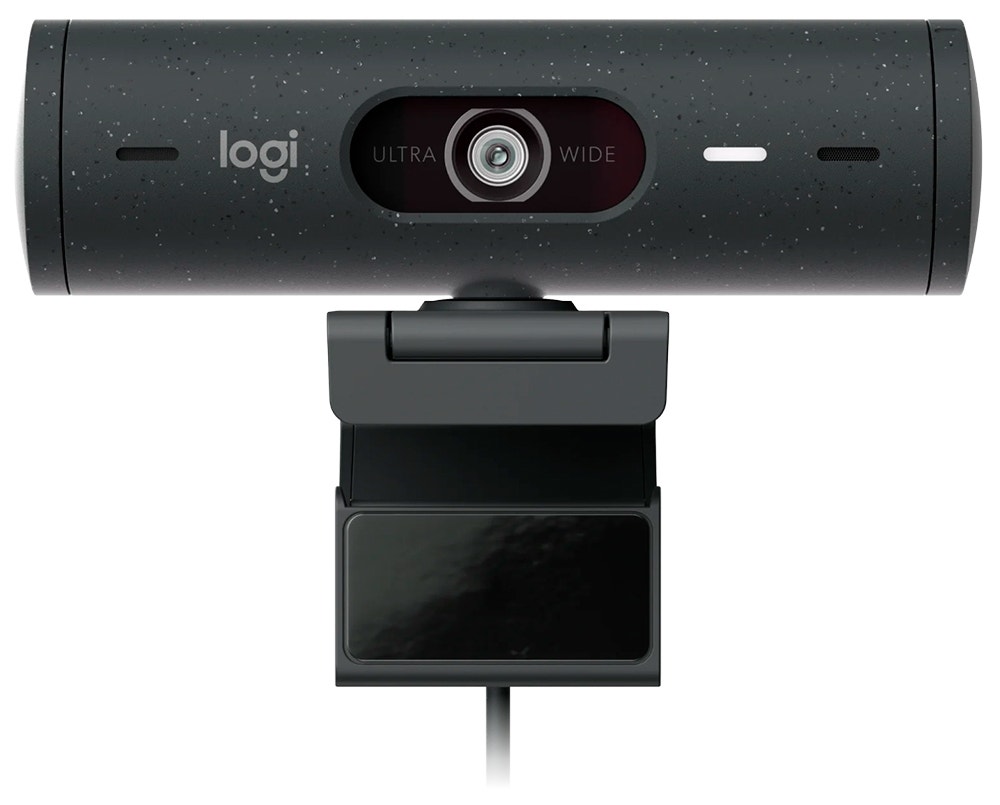 Foto do Produto Webcam Logitech Brio 500 Full HD 1080P com HDR Grafite (960-001412)