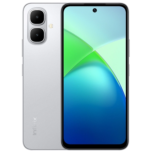 Foto do Produto Celular Infinix Smart10 X6725 Dual SIM de 128GB/4GB RAM de 6.67" 8+2MP/8MP - Titanium Silver (1 Ano de Garantia)
