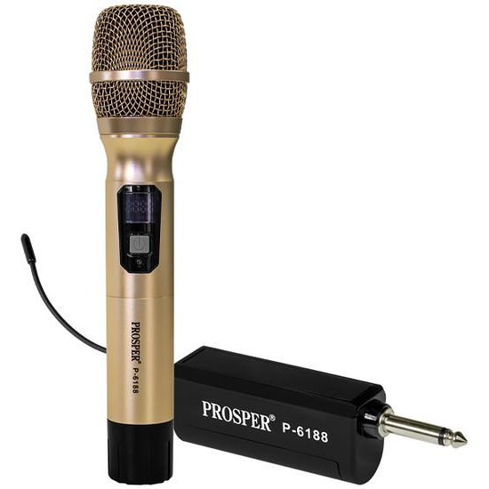 Foto do Produto Microfone Prosper P-6188 Sem Fio