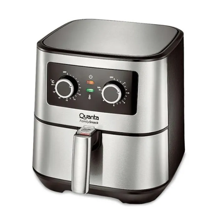 Foto do Produto QUANTA FREIDORA AIRFRY QTAF500 SEDA 5.5L/1700W/110V NEGRO/PRATA