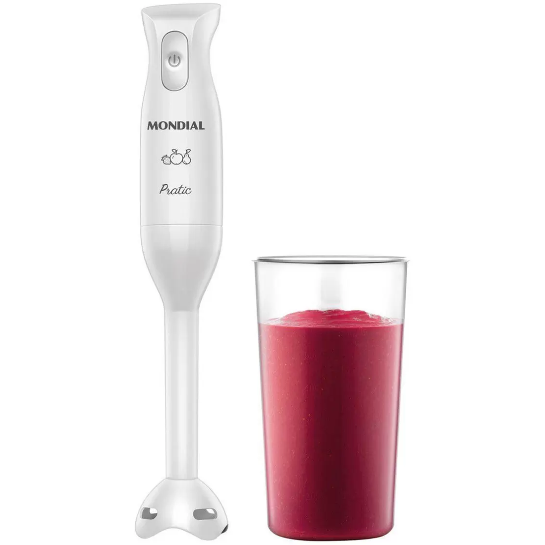 Foto do Produto Mixer Mondial Pratic M-15-W - 200W - 1 Velocidade - 220V - 50/60Hz - Branco