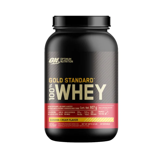Foto do Produto Whey Optimum Nutrition Gold Standard Banana Cream 907G