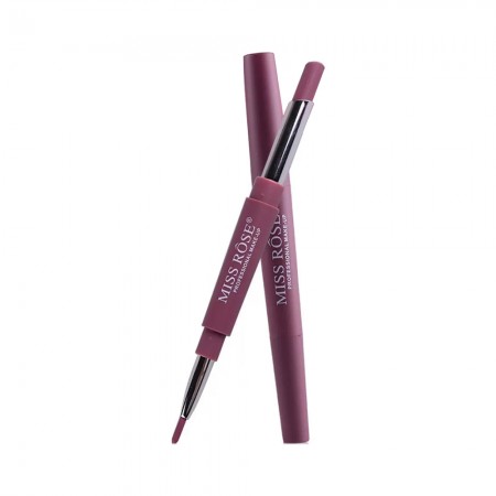 Foto do Produto Batom Miss Rose 2 in1 Lipsticks Liner 07 Violet Fatale