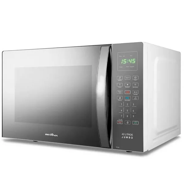 Foto do Produto Micro-ondas Britânia PMO42EB 1.560 watts 42 Litros 220V ~ 50Hz - Branco/Cinza