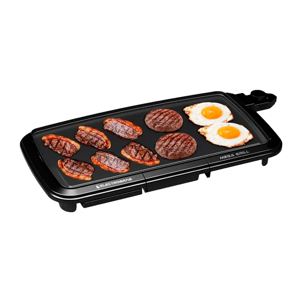 Foto do Produto Grill Churrasqueira Electrobras Mega Grill Ebgr-50  - 1800W - 110V/60HZ - Preto