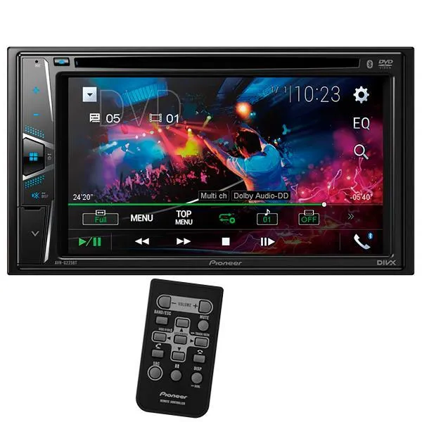 Foto do Produto Reprodutor de DVD Pioneer AVH-G225BT 6.2" com USB/Bluetooth/Rádio - Preto