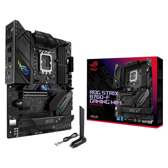 Foto do Produto Placa Mãe Asus Rog Strix B760-F Gaming Wi-Fi Intel Soquete LGA 1700