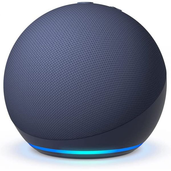 Foto do Produto Amazon Echo Dot 5th Gen Smart com Relógio Azul