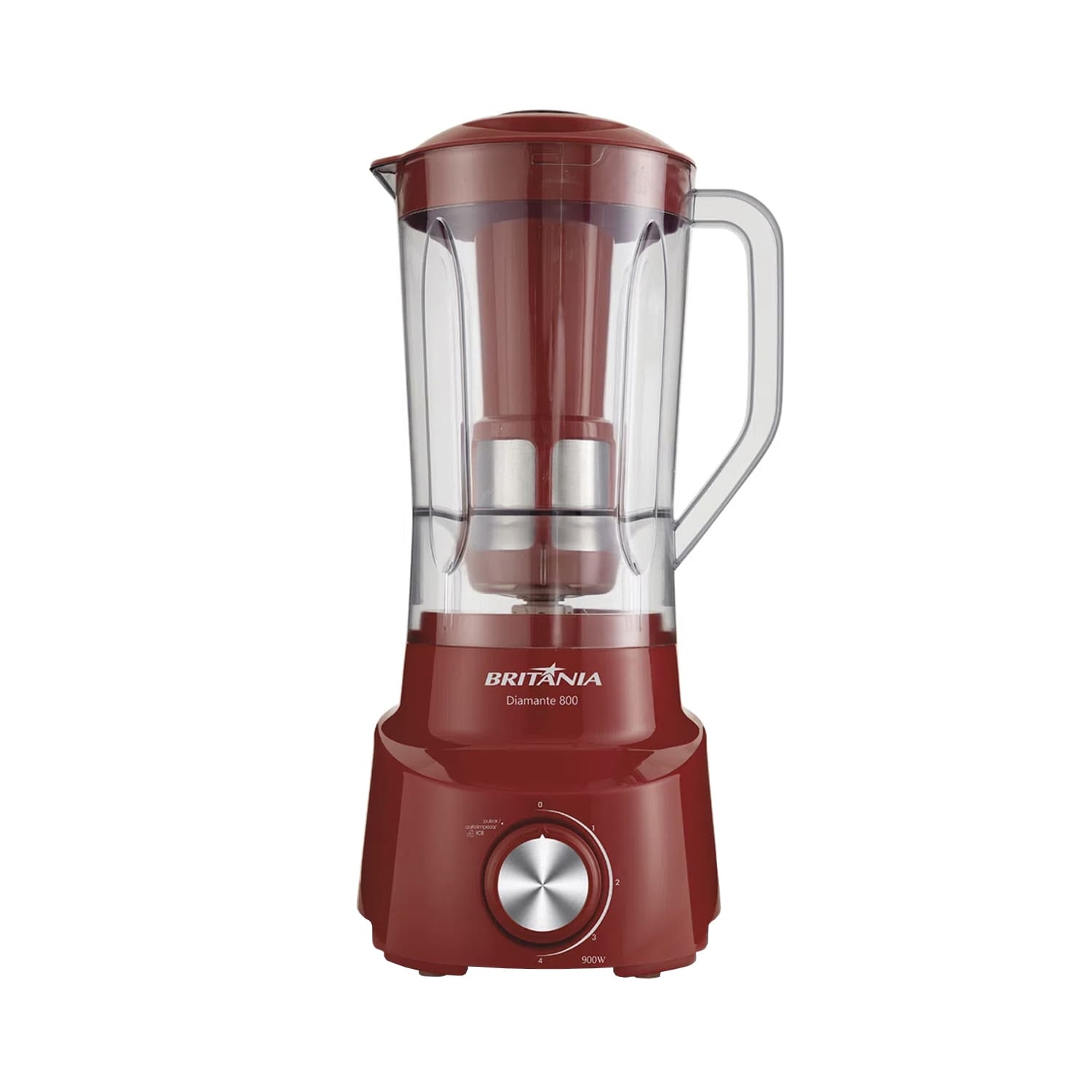 Foto do Produto Liquidificador Britânia Diamante 800 - 1050W - 2.6L - 220V/60Hz - Vermelho