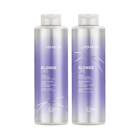 Foto do Produto Kit Joico Blonde Life Violet Shampoo + Condicionador 1L