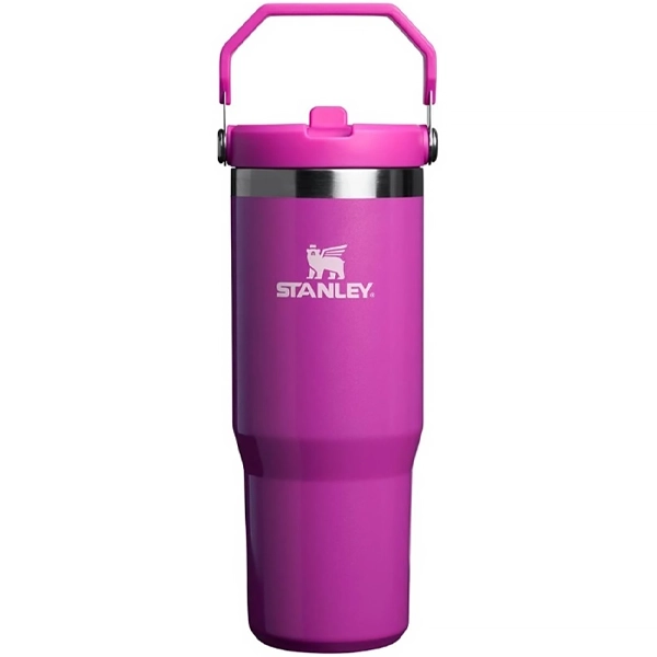 Foto do Produto Garrafa Térmica Stanley The IceFlow Flip Straw Tumbler 887 ml - Punch Shimmer