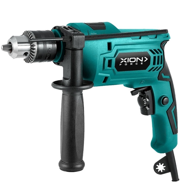 Foto do Produto Furadeira Elétrica Xion XI-TOOLHD65 / 650W / 2800RPM / 220-240V - Azul Turquesa/Preto