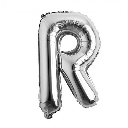 Foto do Produto Balao Letra R Prata 32 Polegadas