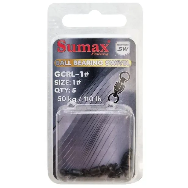 Foto do Produto SUMAX PESCA ACCESORIOS GIRADOR GCRL-1# C/5PCS