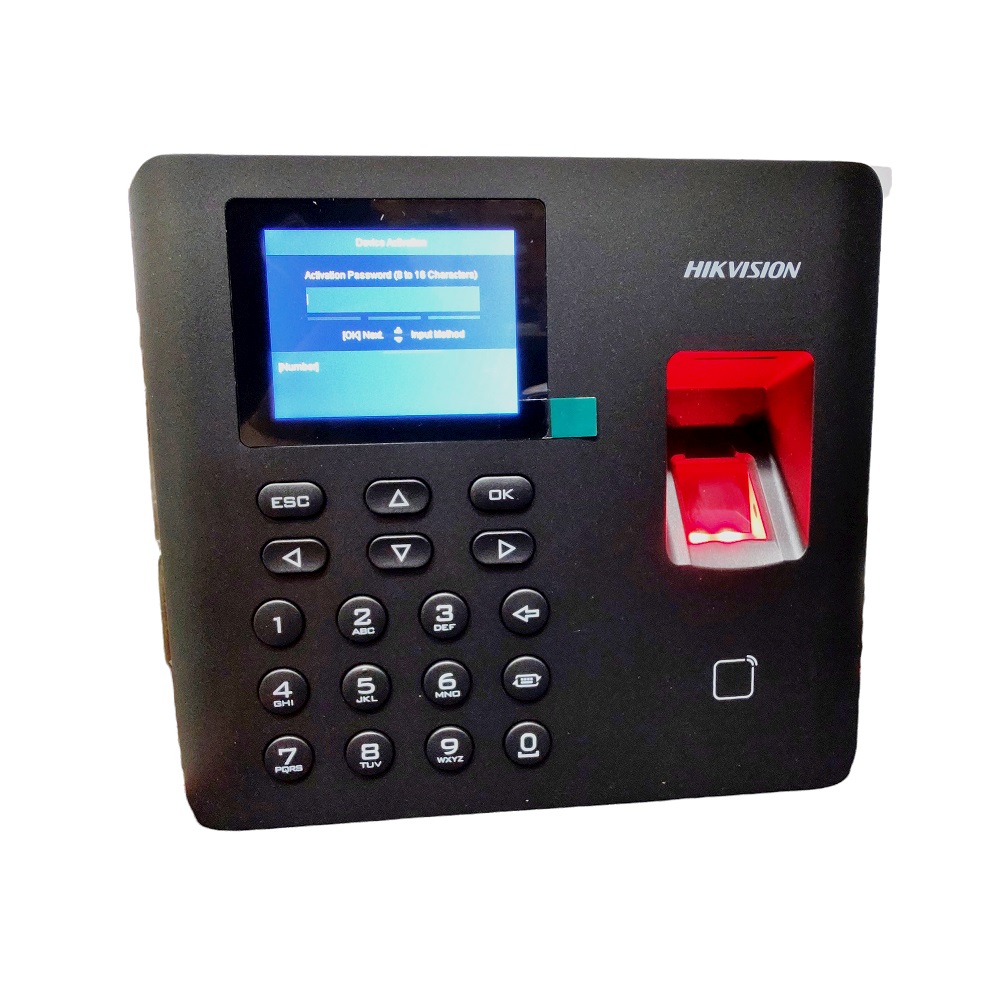 Foto do Produto HIKVISION LEITOR BIOMETRICO DIGITAL DS-K1A802AMF(CARTÃO PONT