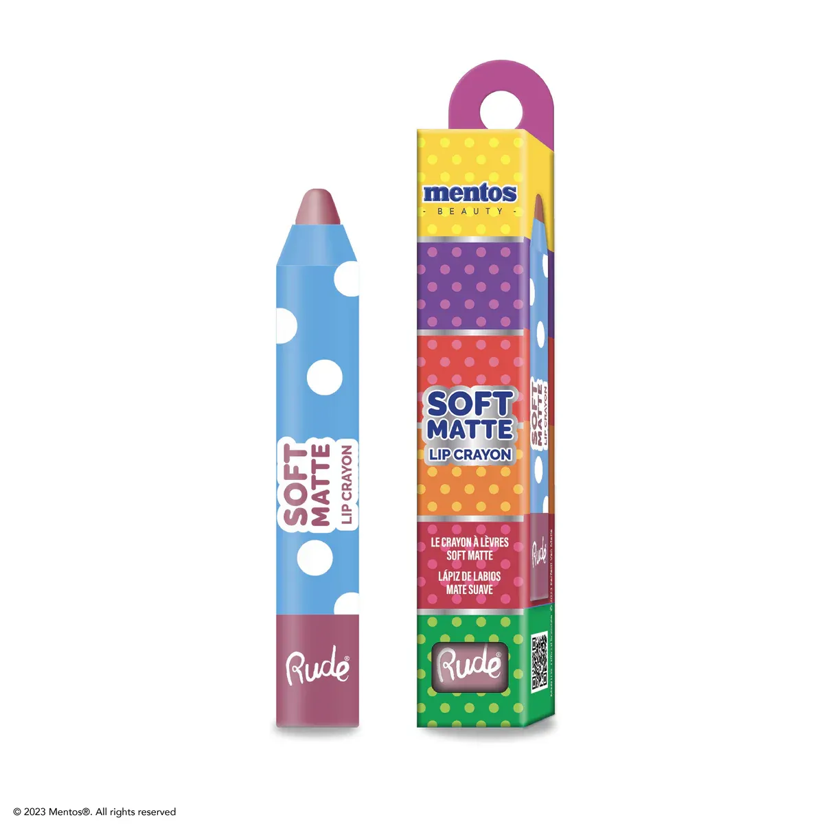 Foto do Produto RUDE LAPIZ LABIAL SOFT MATTE LIP CRAYON BERRY SWEET