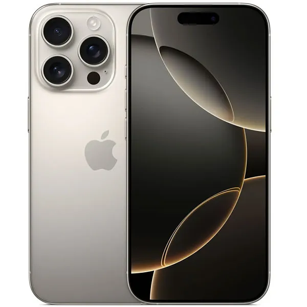 Foto do Produto Apple iPhone 16 Pro A3083 eSIM 128GB/8GB RAM de 6.3" 48+48+12MP/12MP - Natural Titanium